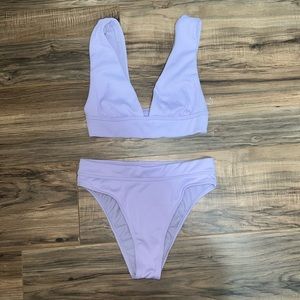 Purple billabong, bikini size medium only worn once